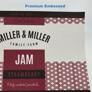 Premium embossed label test rulle - 10 cm x 4 meter